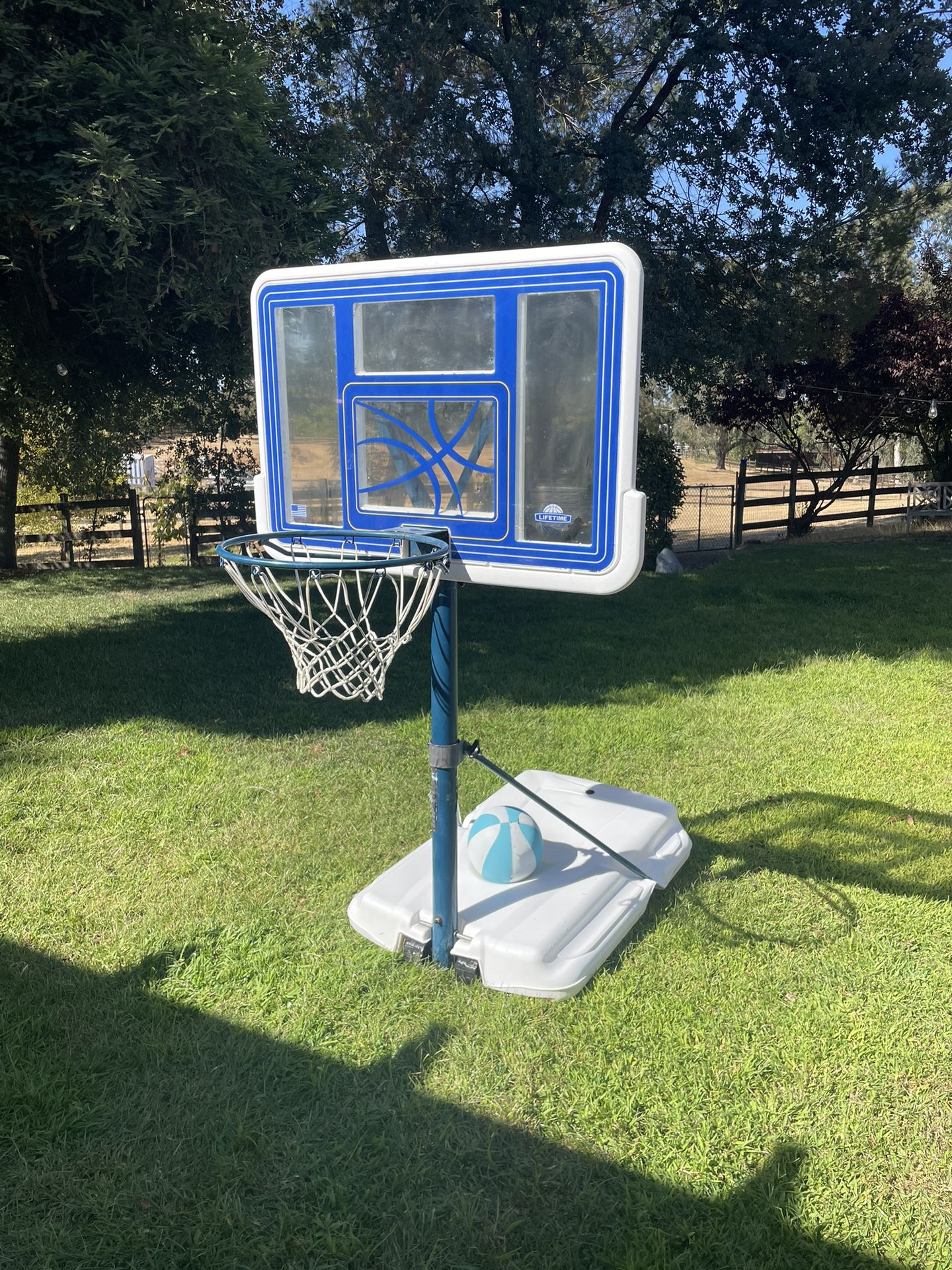 Pool Basketball Hoop With Ball