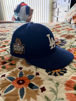 dodgers world series 2024 fitted hat size 7 3/8