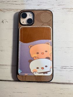 Phone wallets stick on