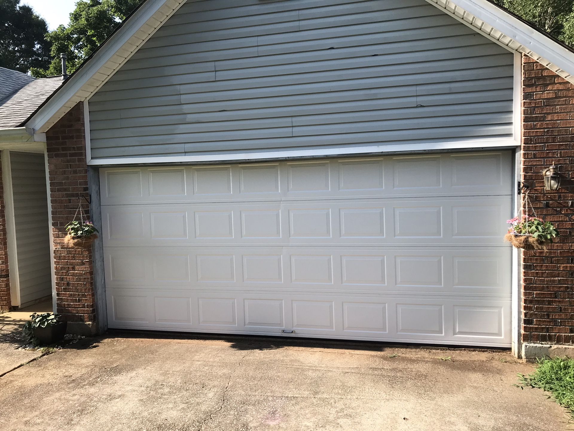 16x7 New Metal Garage Door