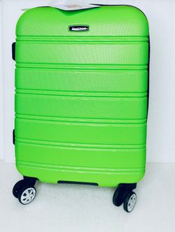 New Other Rockland 20" Carry-On Melbourne Hardside Expandable Spinner Wheel Luggage, Green