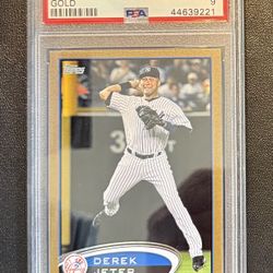 2012 Topps Baseball DEREK JETER GOLD /2012 #30 PSA 9 New York Yankees LOW POP