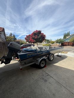 1996 fisher 3v special Jon boat
