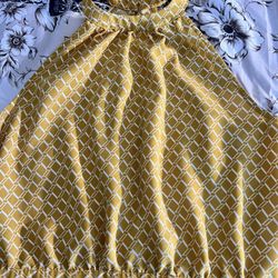 Summer Dressy Sleeveless Halter Top  Medium 