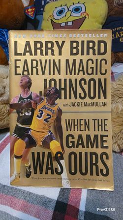 WHEN THE GAME WAS OURS LARRY BIRD MAGIC JOHNSON BOOK PB VGC