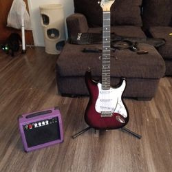 Stringo Guitar, Amplifier And Accessories 
