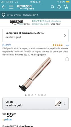 ElleSye alisador de pelo