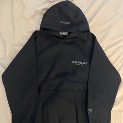 Black Essentials Hoodie