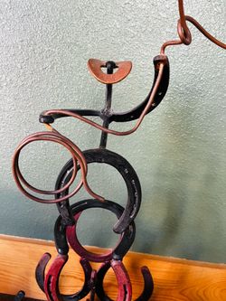 Cowboy/Horseshoe Bottle Holder