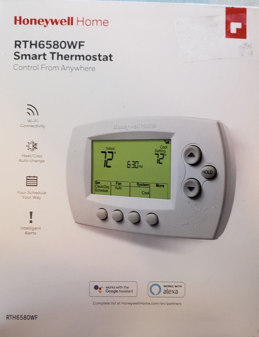 NIB /Honeywell SMART THERMOSTAT/Alexa and Google Assistant