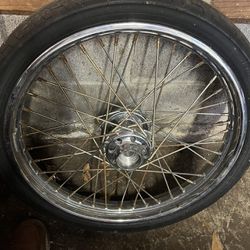 Harley, Davidson 21 Inch Wheel And Tire