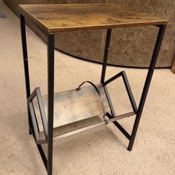 Vinyl Storage / End Table
