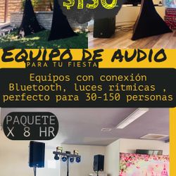 Equipo De Audio Para Tu  Fiesta  Y Dj 🥳 