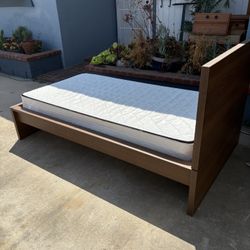 Bed Frame With Mattress 