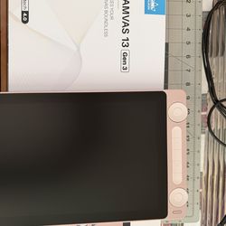 Huion Kamvas 3 Drawing Tablet Pink