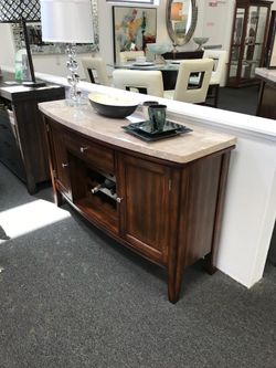 Marble Credenza/Buffet Table