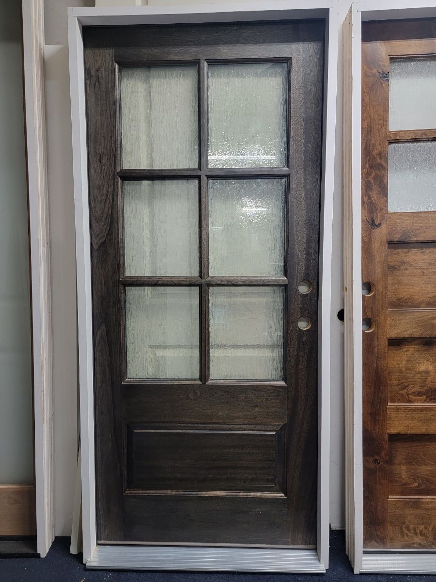 Mahogany Door 6 Lite Doors Prehung Puerta Puertas Exterior 36x80 🚪