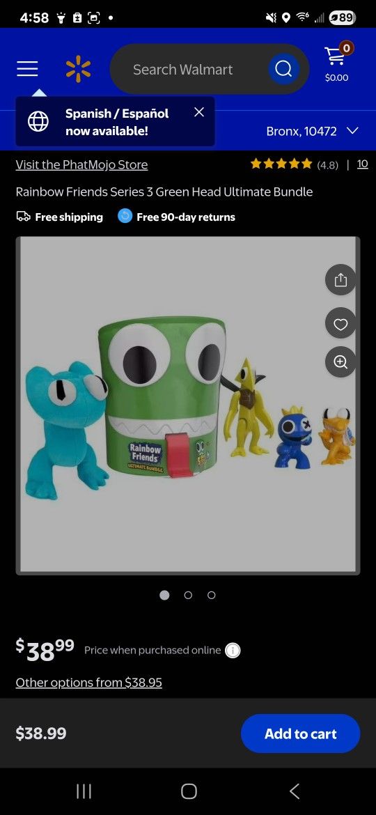 Rainbow Friends Green Head Bundle With Piggy Bank