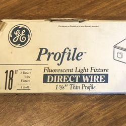 Fluorescent Light Fixture -Direct Wire  -18”