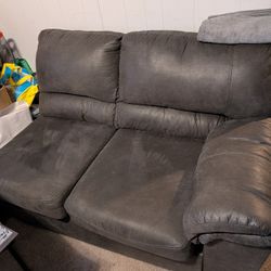 Ashley Furniture Brand Couch Pieces - Grey **Read Full Description**