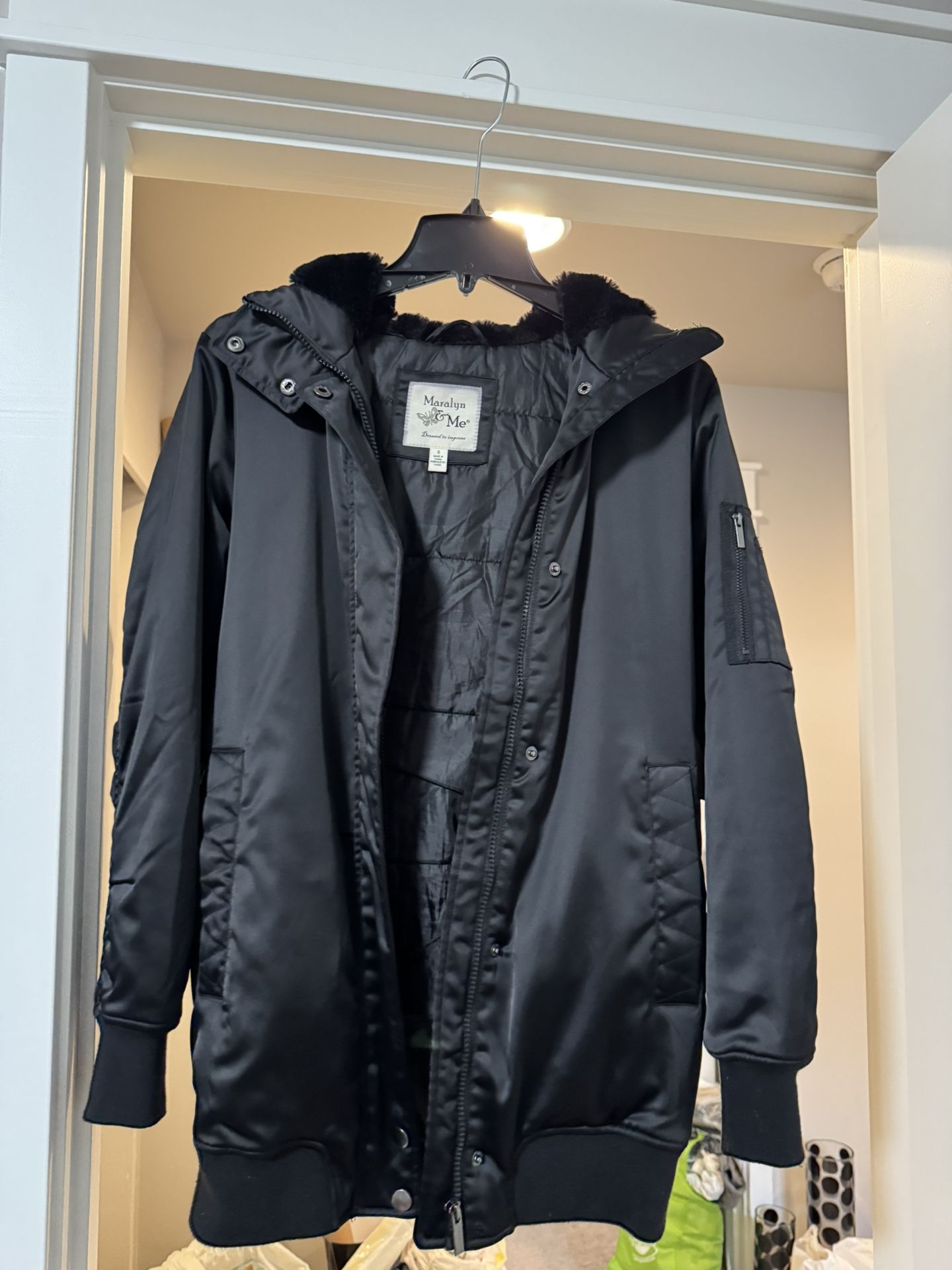 Women’s Black Bomber Jacket