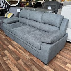 Holleman Sofa In Dark Gray