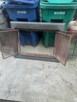 Fireplace door frame