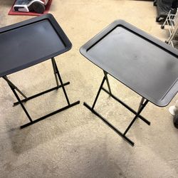 Set of Folding Tray Tables 