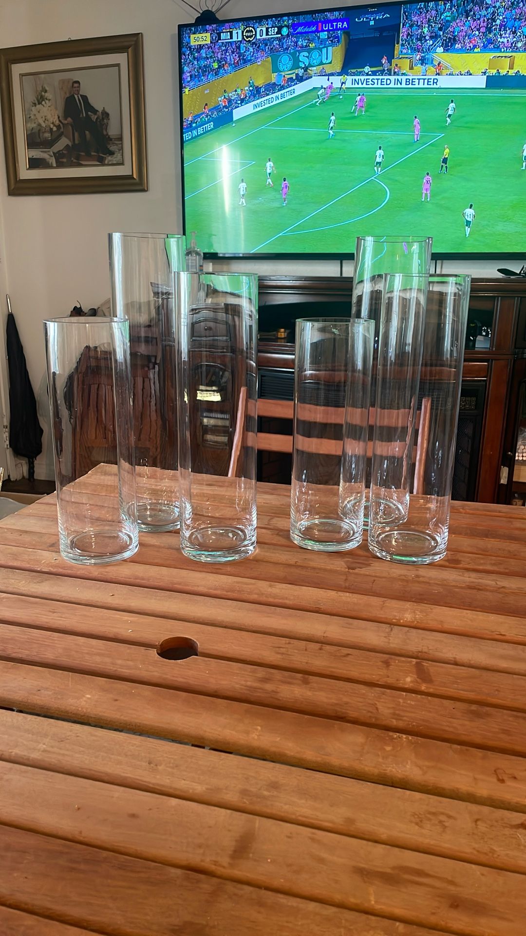 Glass Vases For Candels Or Flowers
