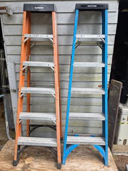 Werner and Husky 6’ Fiberglass Ladder