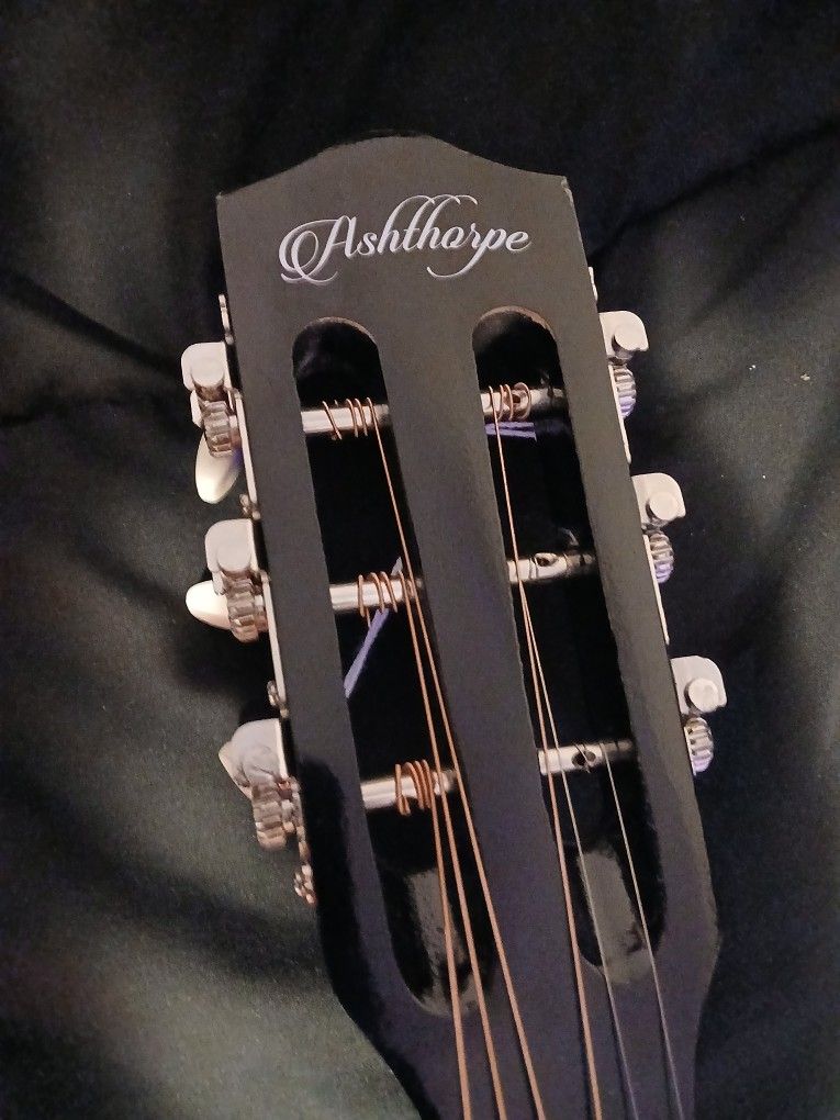 Used Black Acoustic Guitar