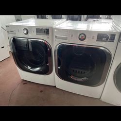 Lg Steam Washer And Lg Steam Electric Dryer Jumbo Sizes 