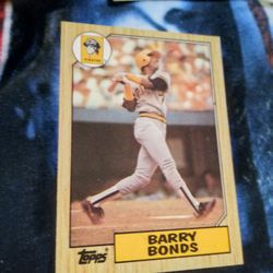 Barry Bonds Randy Johnson And Other Baseball Cards Topps 1989