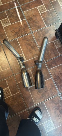 Car Tips with pipe and brackets