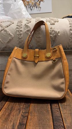 Dooney & Bourke Canvas and Leather Tote Bag