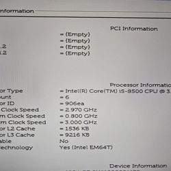 i5 8500 Socket 1151-2 CPU