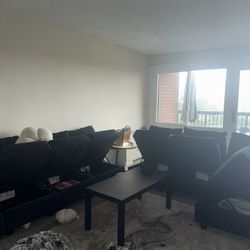 Sectional, Coffe table And Rug