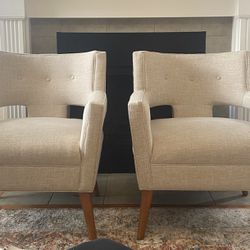 Set Of Two Armchairs 