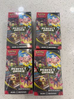 Pokémon Mega Evolution Perfect Order Booster Bundle x4