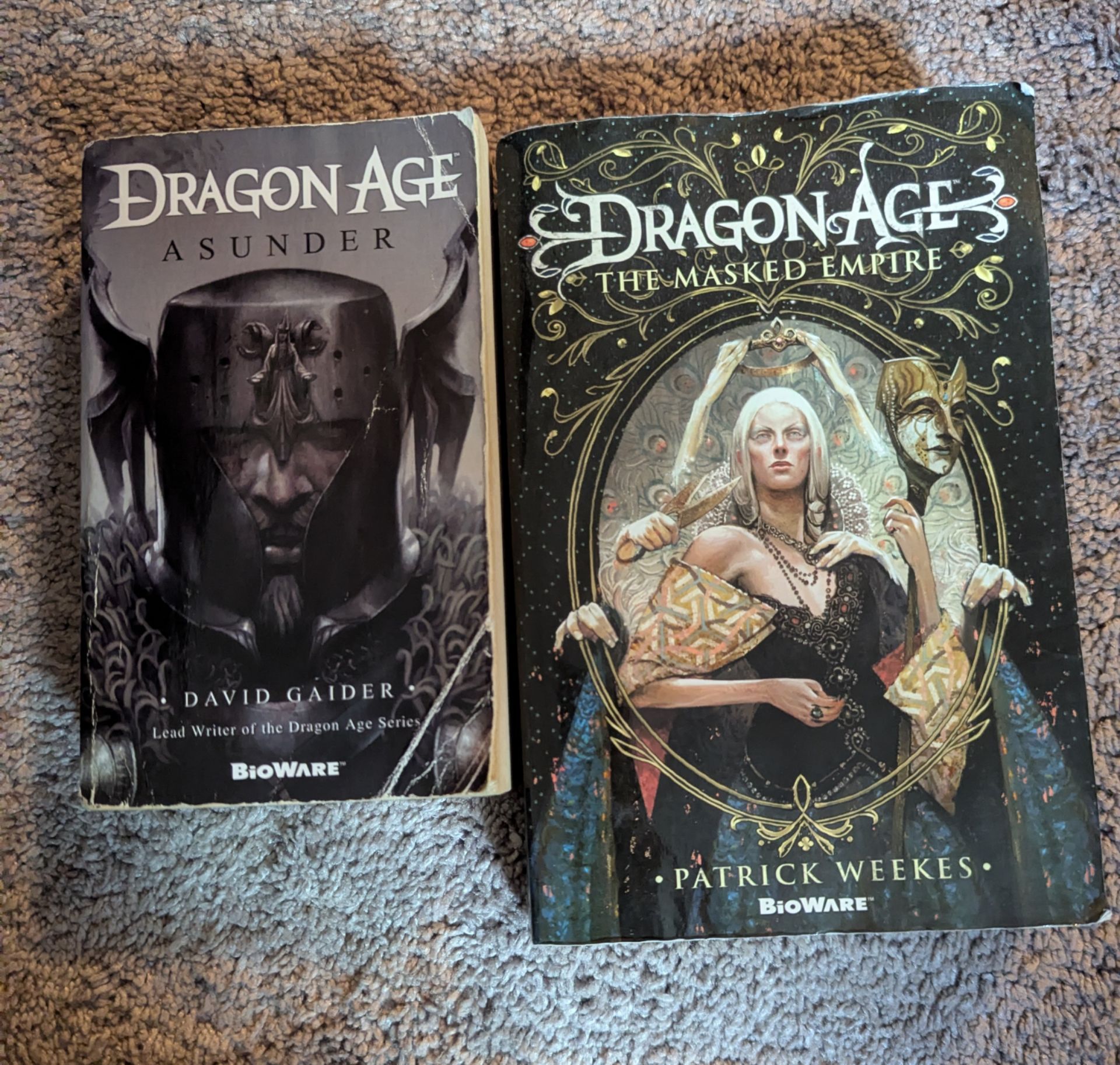 Dragon Age books - 2 books