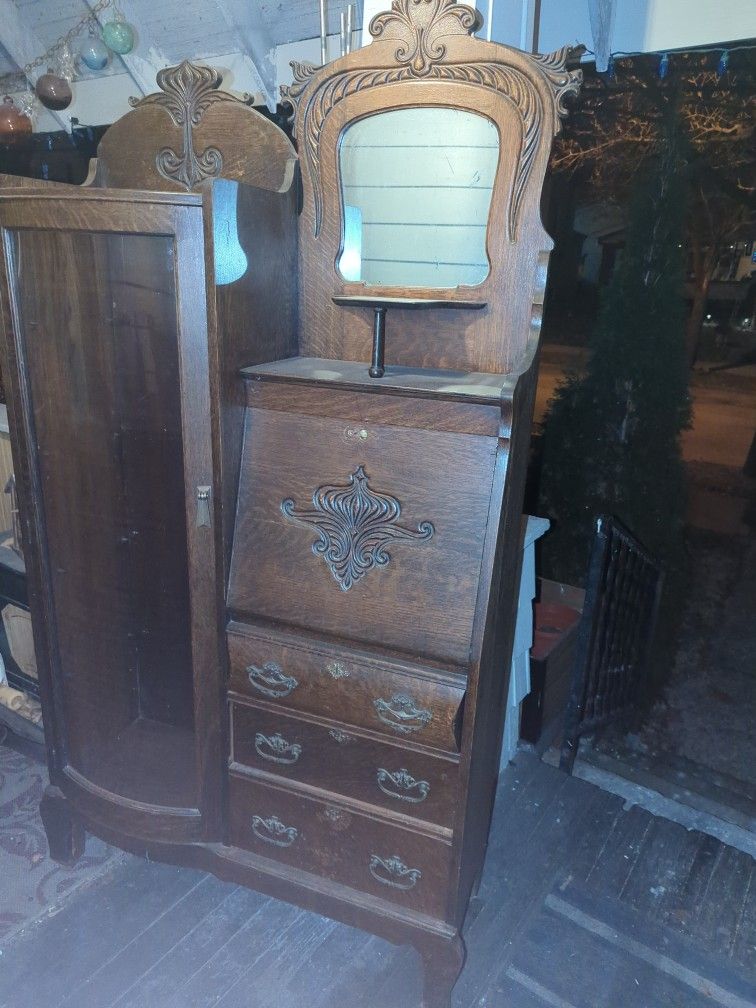 Antique Edwardian Secretary