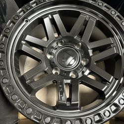 Fuel syndicate 17x9” 6 lug wheels