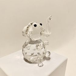 Elephant mini crystal decoration