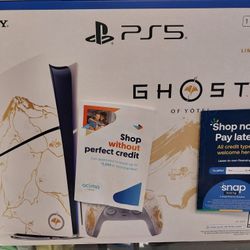 PlayStation 5 GHOST OF YOTEI limited Edition  New On Finance With $49 DOWN No Credit  Needed