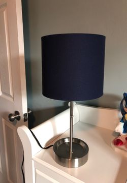 Navy Blue Lamp