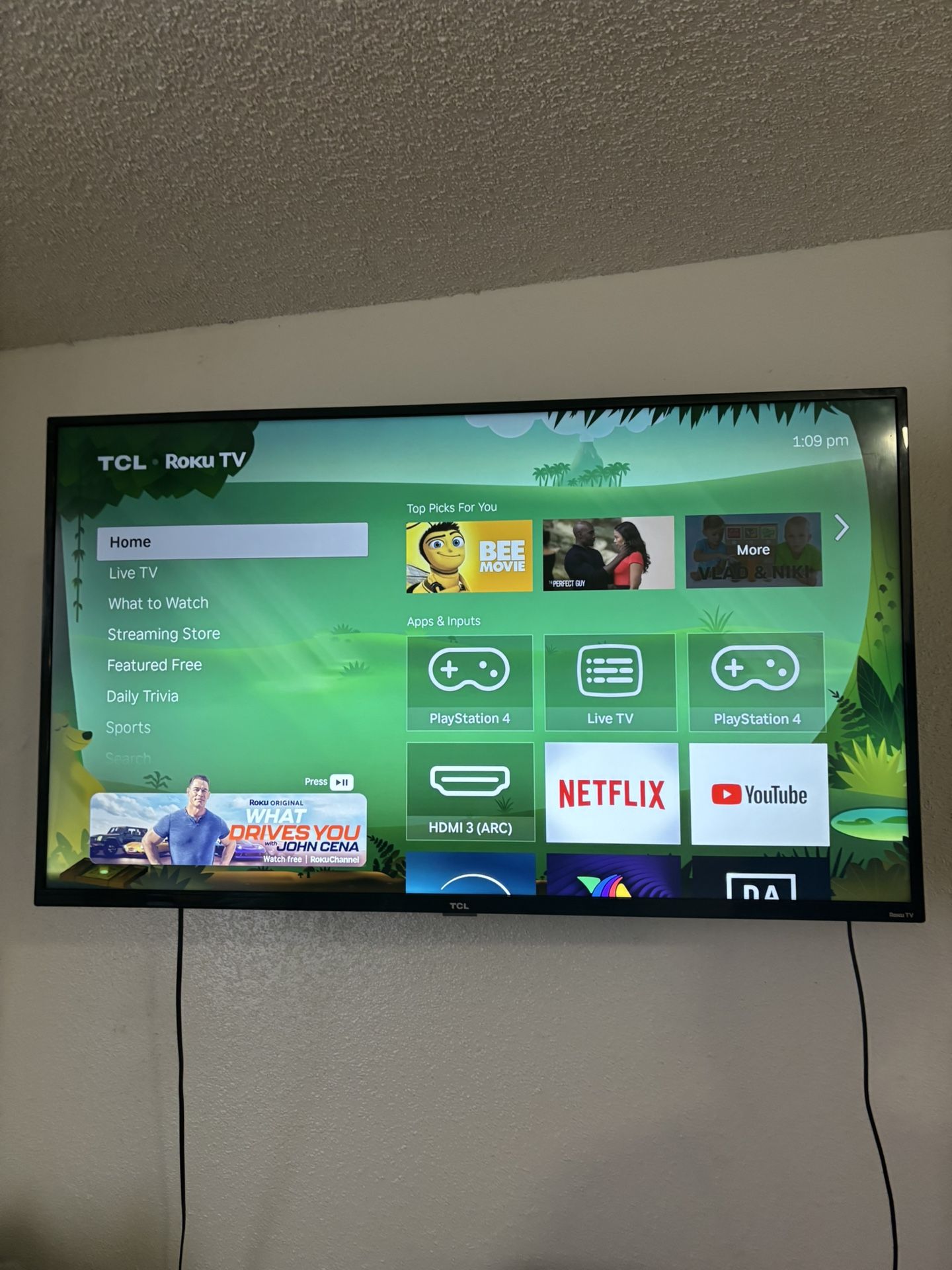 TCL 50” Tv $150