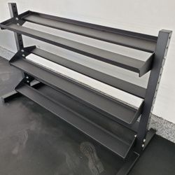 HEAVY DUTY 3 TIER DUMBBELL RACK HOLDS 5 LBS TO 70 LBS ( BRAND NEW  )