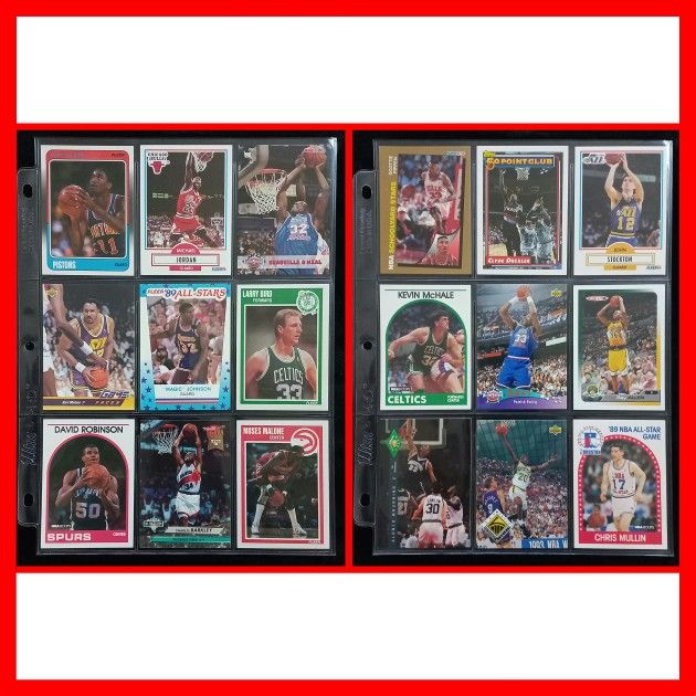 Basketball Superstars Vintage Cards Lot Michael Jordan