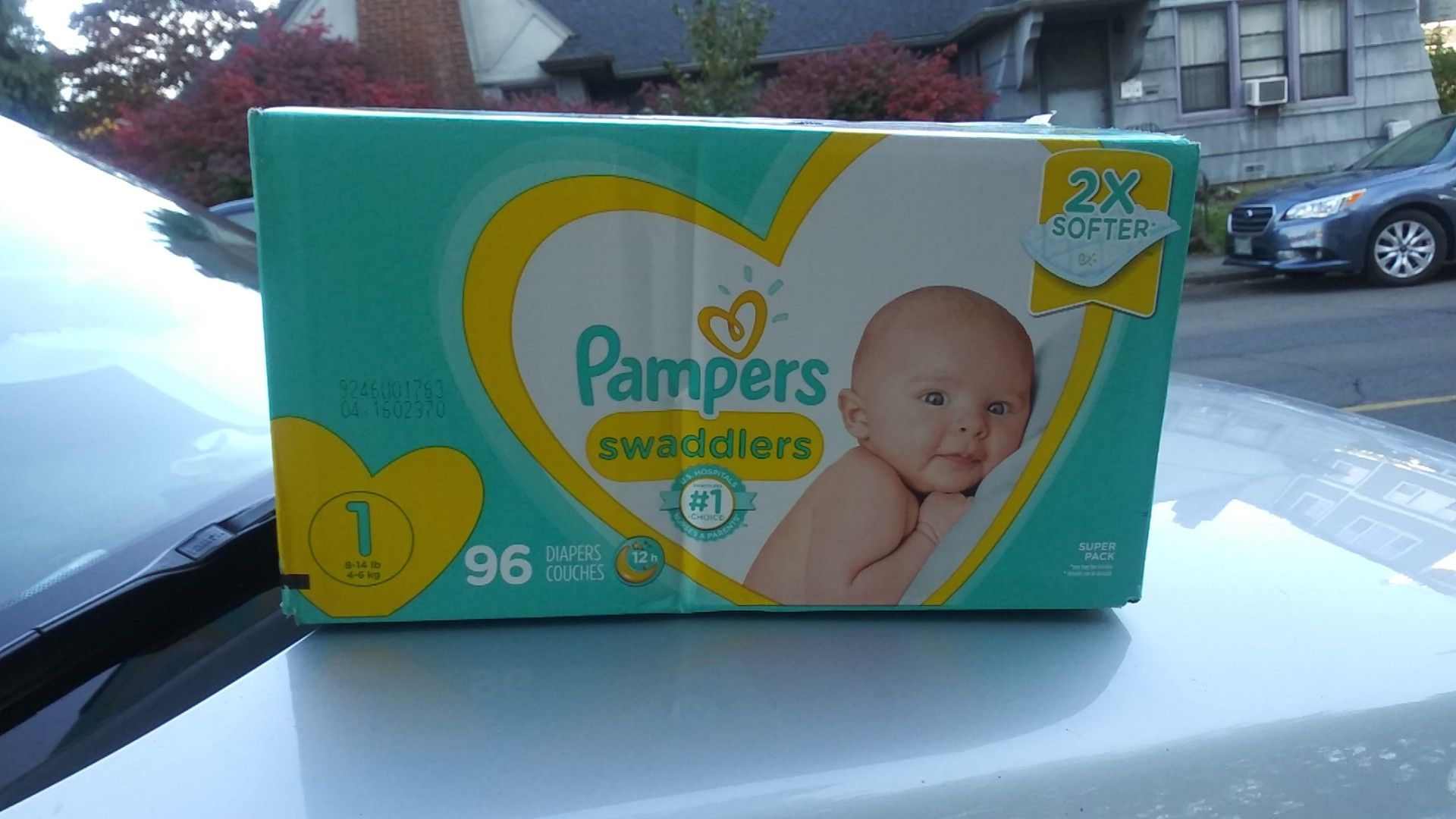 Pampers diapers size 1 & 2