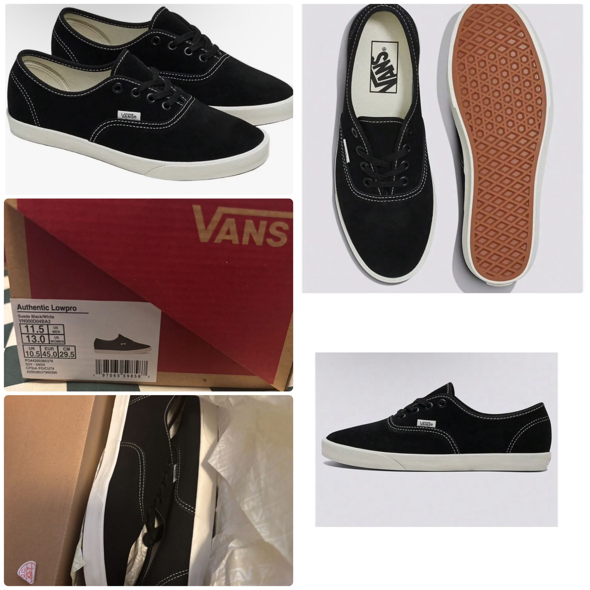 Vans Authentic Low Pro 11.5 Men / 13 Women 